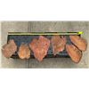 Image 3 : 12 Redwood Burl Veneer Sheets, Including 3 Matched Pieces, Figured Wood Grain
