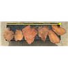 Image 9 : 12 Redwood Burl Veneer Sheets, Including 3 Matched Pieces, Figured Wood Grain