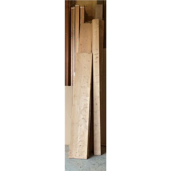 Birds Eye Maple Lumber in Assorted Dimensions, Rough Boards, 6–8 Feet Lengths