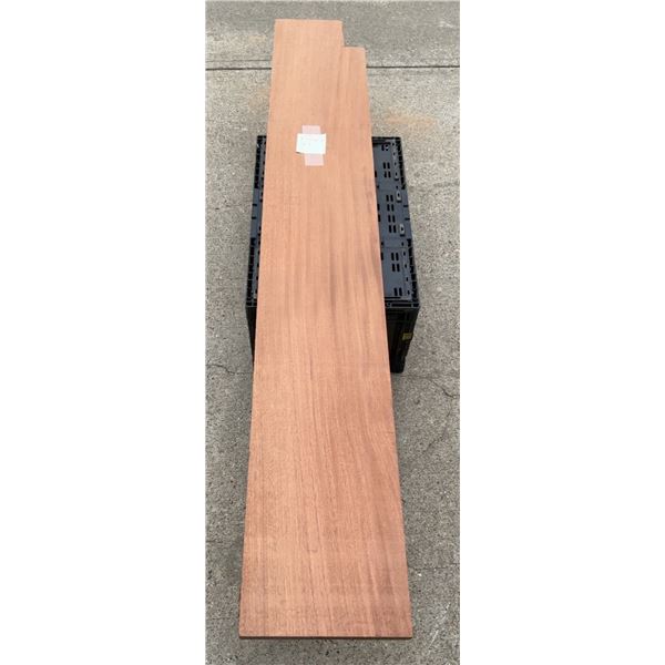 African Mahogany Board, 11" Wide x 1" Thick x 6' Long