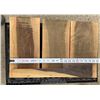 Image 1 : Four Pieces Very Dense Unidentified Wood Slabs, Approx. 16–19 Inch Lengths