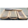 Image 3 : Four Pieces Very Dense Unidentified Wood Slabs, Approx. 16–19 Inch Lengths