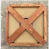 Image 1 : Spool of 1 Inch Woodgrain Edging Laminate in 14 Inch Homemade Wood Frame