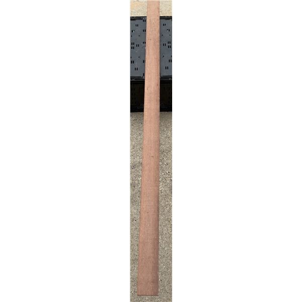 Six Sapele or African Mahogany Boards, Four 8 Ft and Two 6 Ft, 3 3/8 x 3/4 Inch