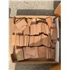 Image 7 : Several Boxes of Fine Grained Handcrafted Wood Wedges or Shingles, Approx. 50 lbs Total
