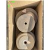 Image 2 : Seed Planter, Grinding Wheels, Flap Discs, and Heavy Metal Storage Box Lot
