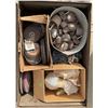 Image 6 : Seed Planter, Grinding Wheels, Flap Discs, and Heavy Metal Storage Box Lot