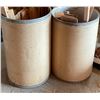 Image 1 : Two Fibre Barrels with Assorted Scrap and Project Wood, Including Some Hardwood