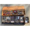Image 1 : Tap and Die Sets in Solid Wood Boxes With Assorted Dies, Taps, and Handles