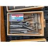 Image 8 : Tap and Die Sets in Solid Wood Boxes With Assorted Dies, Taps, and Handles