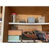 Image 8 : Woodshop Cupboard Lot With Hand Tools, Hardware, Safety Gear, and Shop Supplies