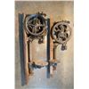 Image 2 : Hand Crank Drill Press-Like Devices, Unknown Items, Metal and Wood Construction