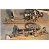 Image 4 : Hand Crank Drill Press-Like Devices, Unknown Items, Metal and Wood Construction