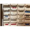 Image 2 : Woodshop Mini Drawer Storage Cabinets With Contents Including Hardware and Small Parts