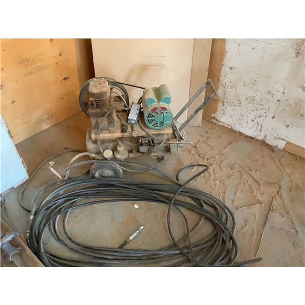 Dayton Electric Air Compressor with Airlines and Motor