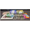 Image 1 : Needlecraft Lot: Bernat Yarn, Crochet Tools, Crochet Book, More
