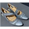 Image 3 : Women’s Tour En Ville Size 40 Grey Strappy Pointed Toe Low Heel Shoes