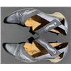 Image 6 : Women’s Tour En Ville Size 40 Grey Strappy Pointed Toe Low Heel Shoes