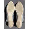 Image 7 : Women’s Tour En Ville Size 40 Grey Strappy Pointed Toe Low Heel Shoes