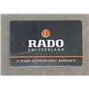 Image 9 : Rado High-Tech Ceramic Black Watch with Bracelet, Warranty Card, and Extra Links