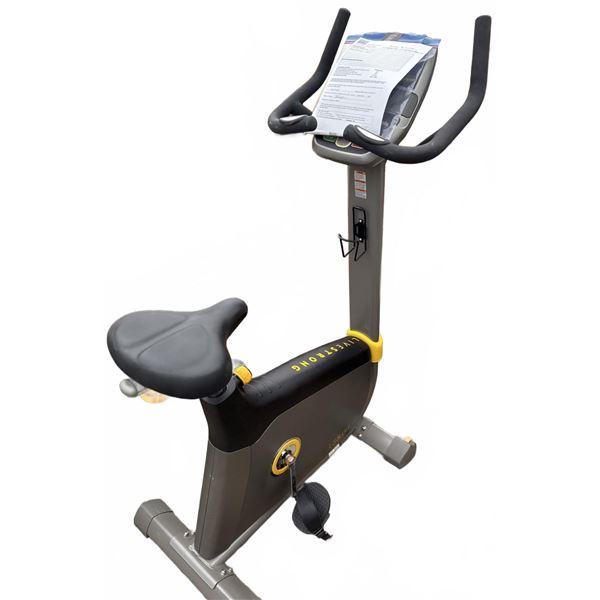 Livestrong LS5.0U Upright Exercise Bike with Console, Power Adapter, Manual