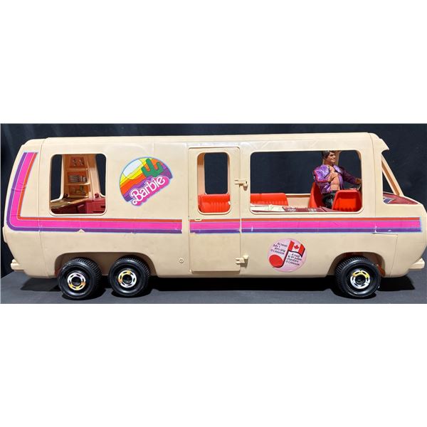 Barbie RV Motorhome Camper with 1980s Ken Doll and Accessories 