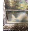 Image 7 :  Original 19th C. Oil on Canvas Landscape. Signed Emmanuel Embler