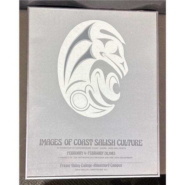 Images of Coast Salish Culture Poster, 1985, Fraser Valley College Exhibition