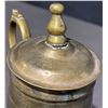 Image 3 : Tea Set With Silver Plate Service, Brass Coffee Pot, And Tray