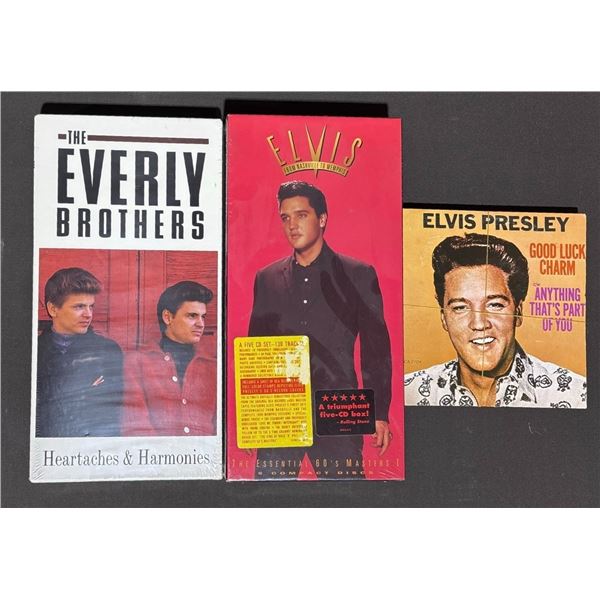 Everly Brothers Heartaches & Harmonies 4-CD Set, Elvis 60s Masters, 6 Elvis Mini Records