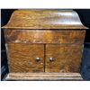 Image 5 : HMV Victrola Style Oak Tabletop Manual Wind Gramophone Record Player