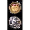 Image 3 : 2016 WWII Bombers Silver Crown Collection, 8 Coins, Bradford Exchange, Proof, Box, COA