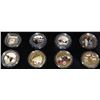 Image 2 : 70th Anniversary D-Day Silver Crowns 8-Coin Set in Wooden Display Case