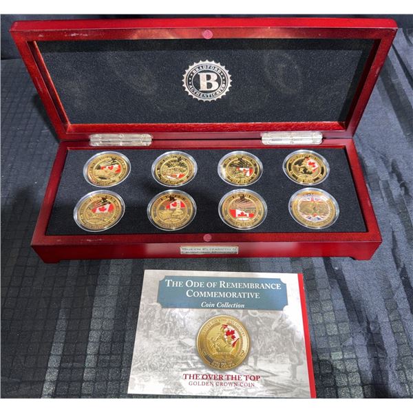 Ode of Remembrance Commemorative Coin Collection by Bradford Exchange, Set of 8