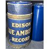 Image 2 : Six Edison Blue Amber Records Cylinders Early 1900s, Various Titles and Performers