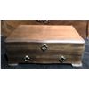 Image 10 : Rogers & Bro. IS Reinforced Plate Silverware Set in Wooden Chest, Extra Little Forks