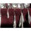 Image 7 : Community Silverplate Flatware Set in Wood Case, Floral Pattern, Anti-Tarnish