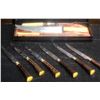 Image 8 : Jonathan Crookes Sheffield Carving Set With 6 Stag Handle Steak Knives In Box