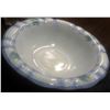 Image 10 : Ernest Large Wash Basin and Pitcher Set Blue Floral Ceramic Marked 1915