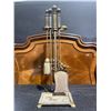 Image 1 : B&H Brass Fireside Tool Set from Magrath Mansion with Stand and Four Tools