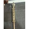 Image 8 : B&H Brass Fireside Tool Set from Magrath Mansion with Stand and Four Tools