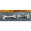 Image 4 : Dexter and Hollymade Vintage Glass and Brass Door Knobs, 4 Sets