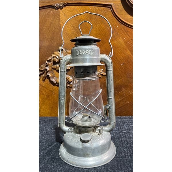 GSM Quality Beacon Metal Windproof Lantern With Glass Globe