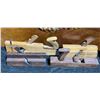 Image 4 : Antique Wooden Woodworking Planes, Mallet, and Bevel Gauge Assortment