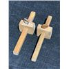 Image 4 : Vintage Woodworking Hand Tools Including Planes, Mallets, Marking Gauges, and Rulers
