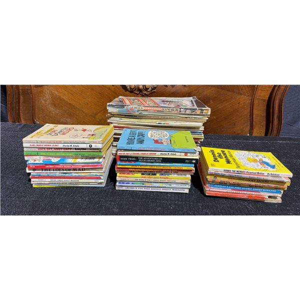 Lot: 1970s–80s Digest Comics, Paperbacks, Magazines, Archie, Peanuts, Sgt. Rock