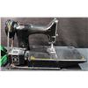 Image 7 : Singer Portable Sewing Machine With SIMANCO Motor, Attachments and Case