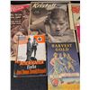 Image 3 : Vintage Magazines and Books Including Newsweek, Kristall, Harper's, German Volumes