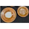 Image 4 : Lot Fire-King Peach Lustreware and Duck Motif Glassware Set