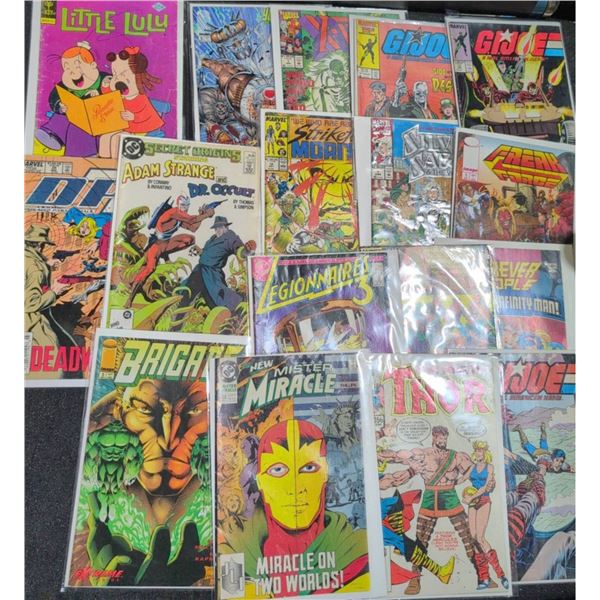 Comic Book Lot: Marvel, DC, G.I. Joe, Thor, Mister Miracle, Little Lulu